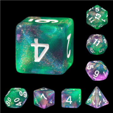 Foam Brain: Sour Grapes RPG Dice Set
